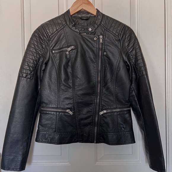 Only Faux Leather Jacket - Woman’s - XS in Black - Picture 1 of 6